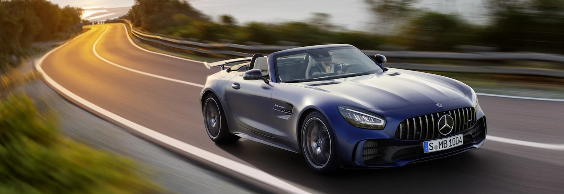 Covers taken off limited-run Mercedes-Benz GT R Roadster